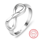 Silver Infinity Ring (Ring Personalizing Available)