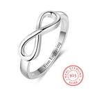 Silver Infinity Ring (Ring Personalizing Available)